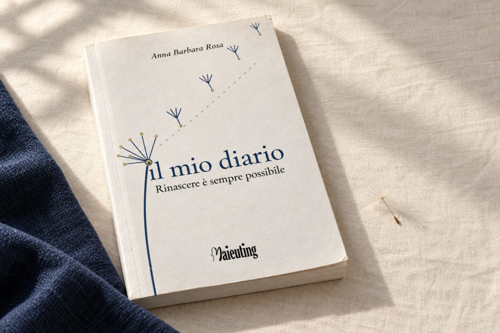 Diario e soffione nella luce mattutina